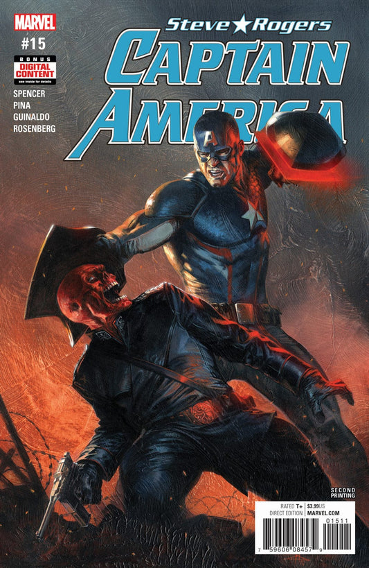 MARVEL COMICS Comics CAPTAIN AMERICA STEVE ROGERS #15 2ND PTG DELL OTTO VAR