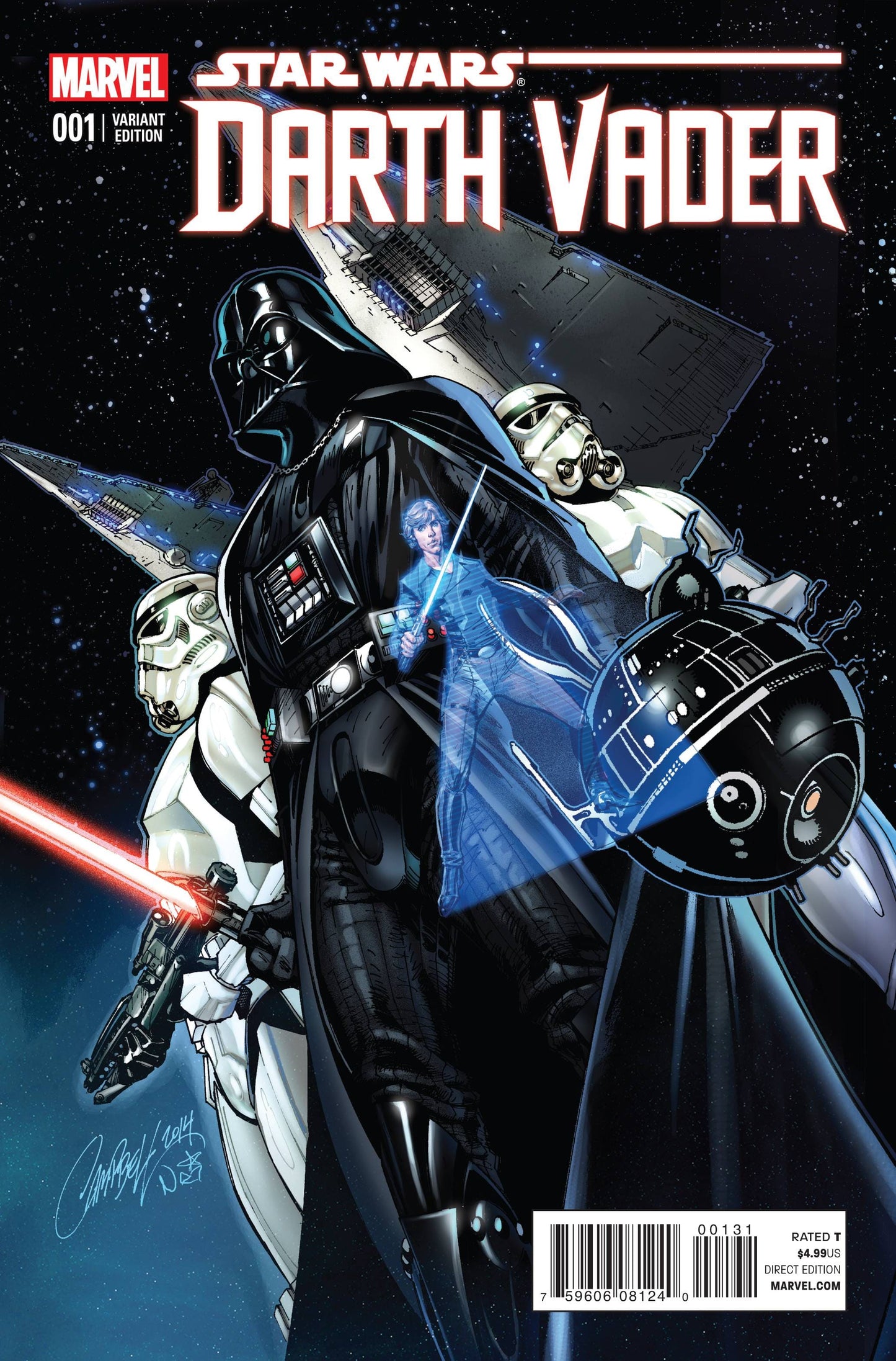 MARVEL COMICS Comics DARTH VADER #1 CAMPBELL CONNECTING VARIANT