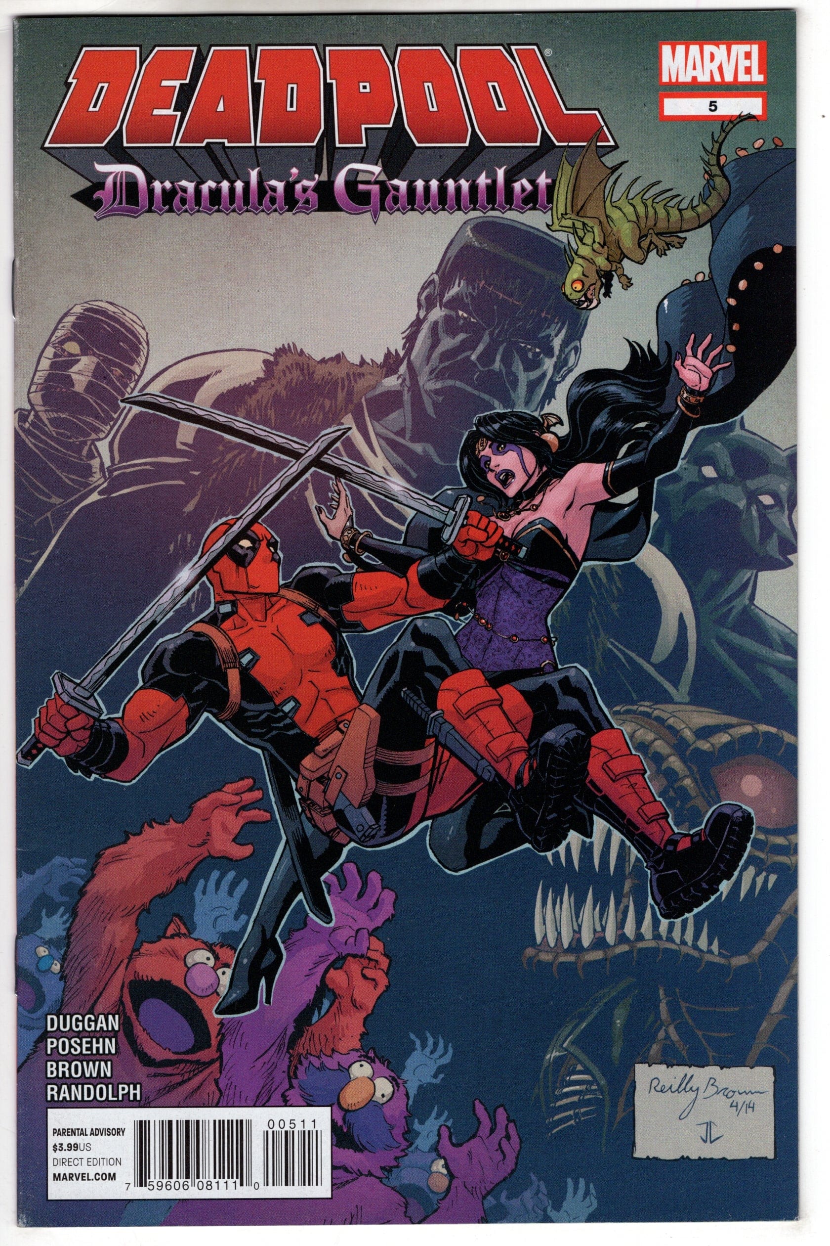MARVEL COMICS Comics DEADPOOL DRACULAS GAUNTLET #5 (OF 7)
