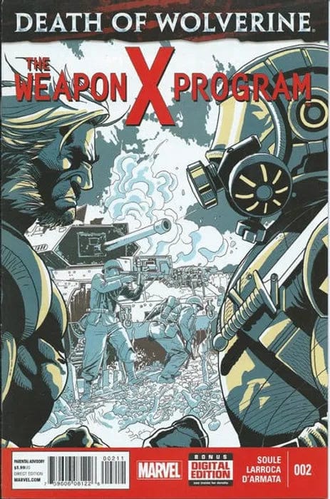 MARVEL COMICS Comics DEATH OF WOLVERINE WEAPON X PROGRAM #2 (OF 5)
