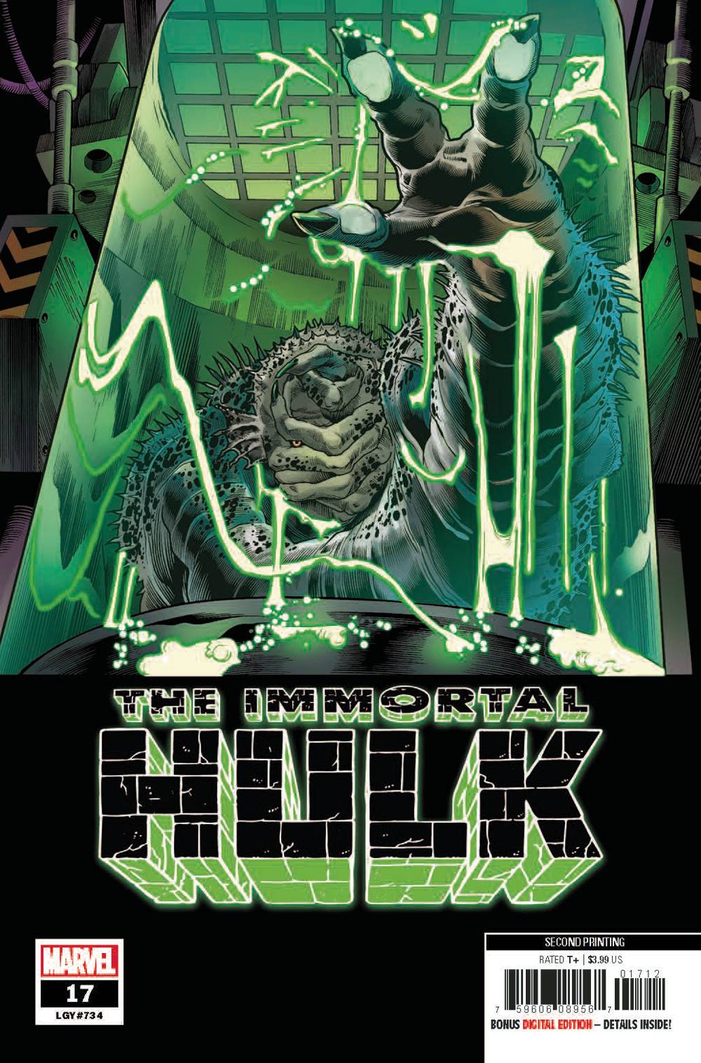 MARVEL COMICS Comics IMMORTAL HULK #17 2ND PTG BENNETT VAR