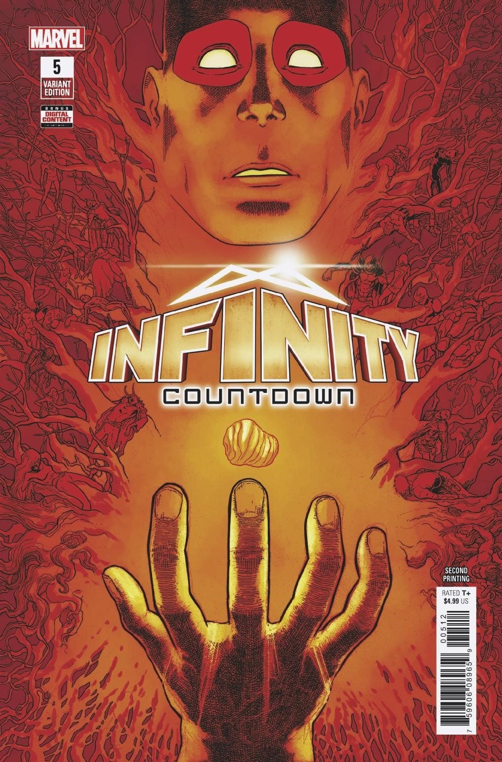 MARVEL COMICS Comics INFINITY COUNTDOWN #5 (OF 5) 2ND PTG HAWTHORNE VAR