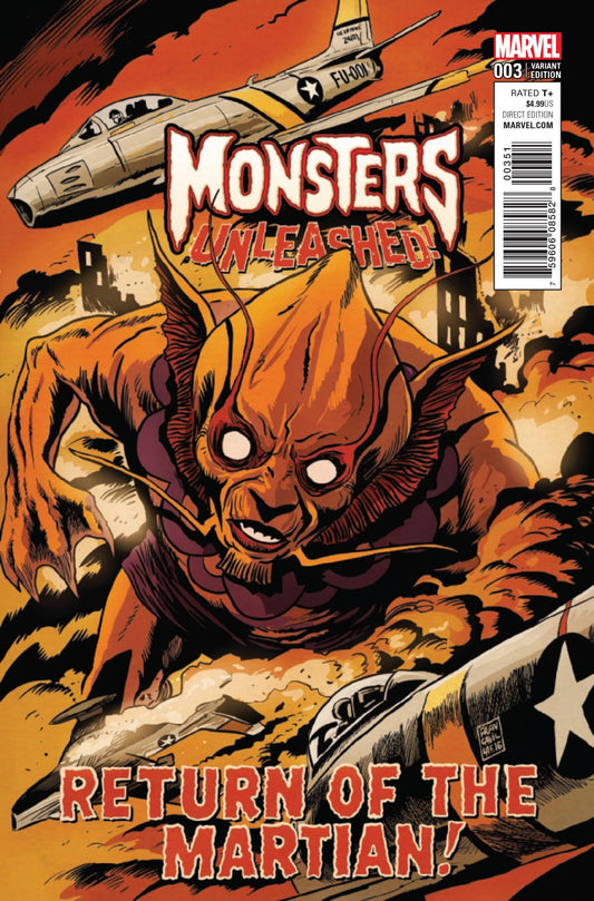 MARVEL COMICS Comics MONSTERS UNLEASHED #3 (OF 5) FRANCAVILLA 50S MOVIE POSTER VA