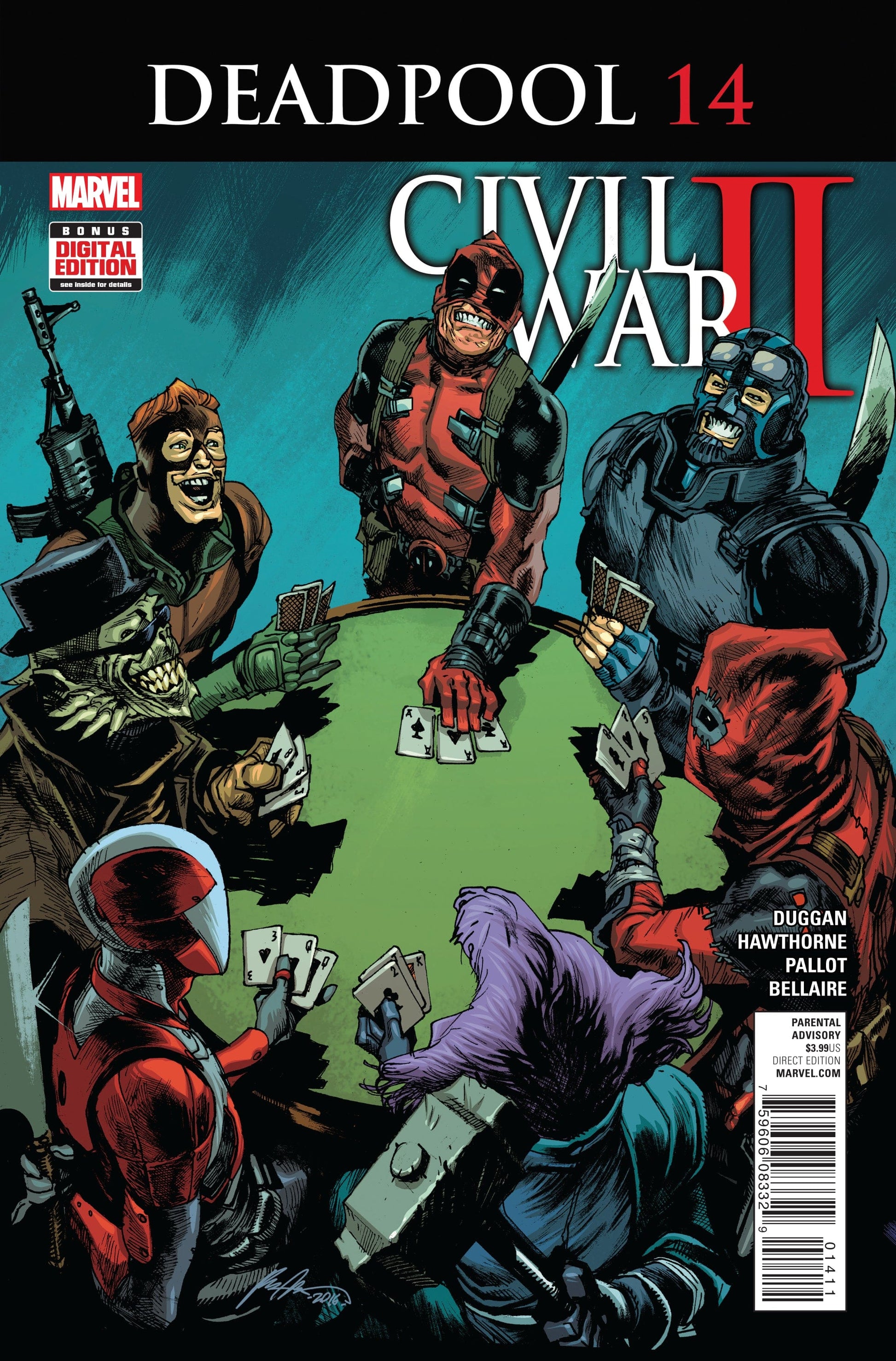 MARVEL COMICS Comics NM DEADPOOL #14 CW2
