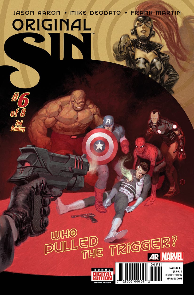 MARVEL COMICS Comics NM/VF ORIGINAL SIN #6 (OF 8) 2ND PTG TEDESCO VAR (PP #1138)