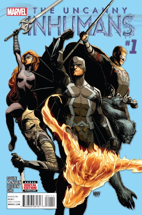MARVEL COMICS Comics NM/VF UNCANNY INHUMANS #1