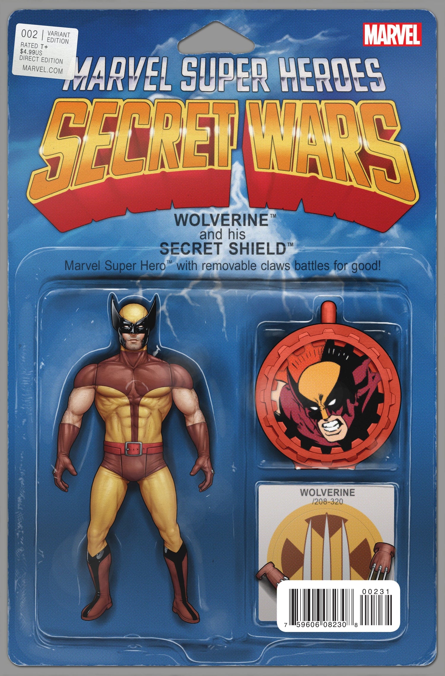 MARVEL COMICS Comics SECRET WARS #2 (OF 9) CHRISTOPHER ACTION FIGURE VAR