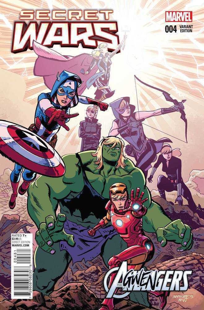 MARVEL COMICS Comics Secret Wars #4 (Of 8) Samnee Agwengers Variant