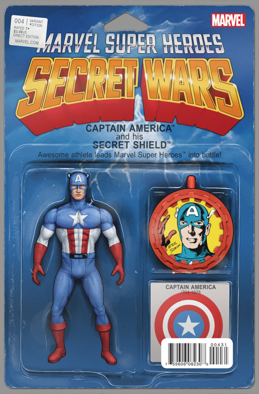 MARVEL COMICS Comics SECRET WARS #4 (OF 9) CHRISTOPHER ACTION FIGURE VAR