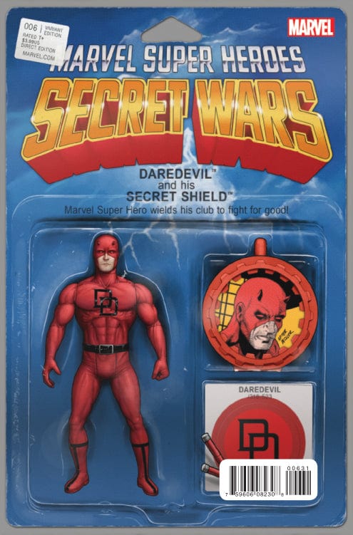 MARVEL COMICS Comics SECRET WARS #6 (OF 9) CHRISTOPHER ACTION FIGURE VAR SWA