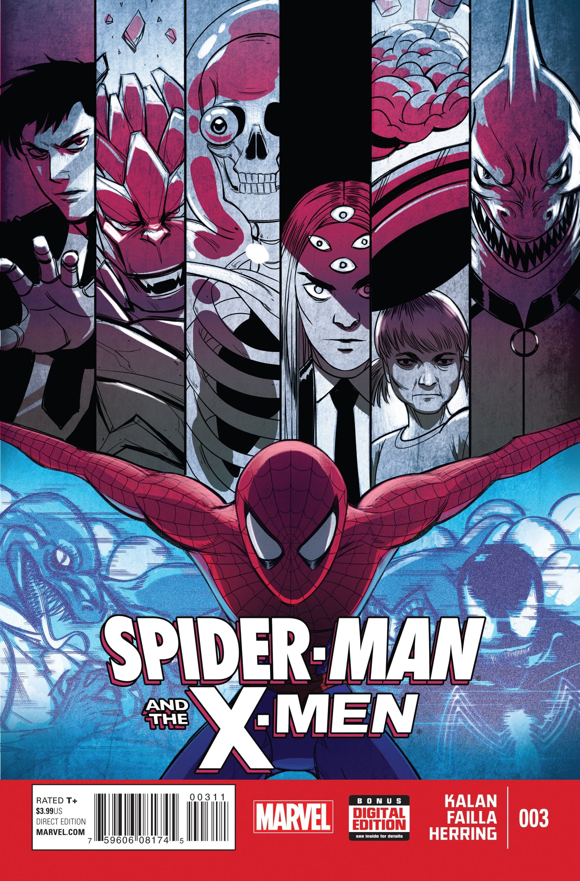 MARVEL COMICS Comics SPIDER-MAN AND X-MEN #3