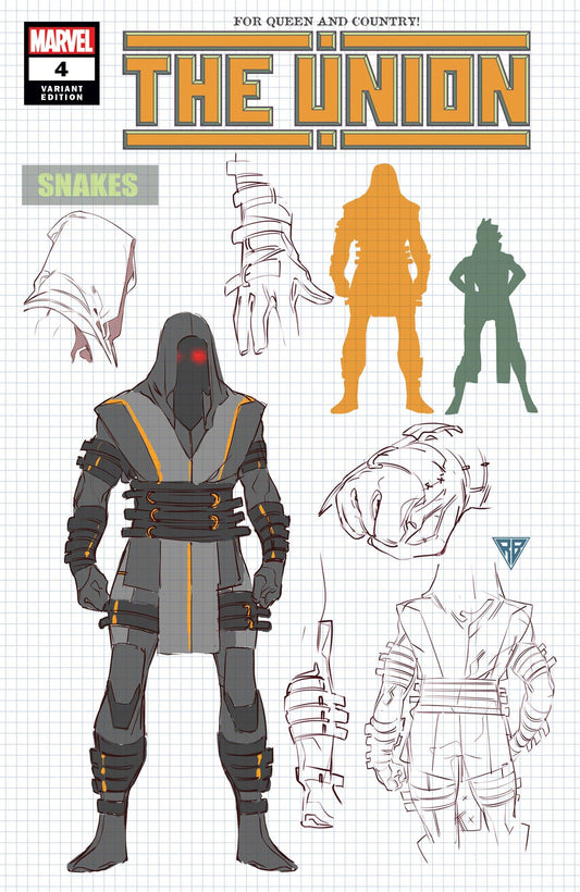MARVEL COMICS Comics THE UNION #4 (OF 5) SILVA DESIGN VAR