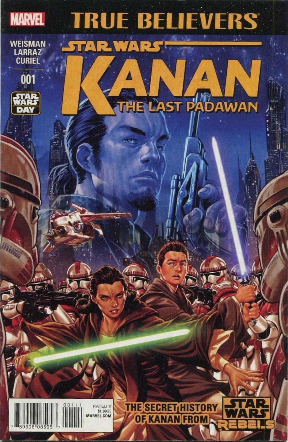MARVEL COMICS Comics TRUE BELIEVERS STAR WARS KANAN #1