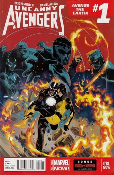 MARVEL COMICS Comics UNCANNY AVENGERS #18.NOW ANMN
