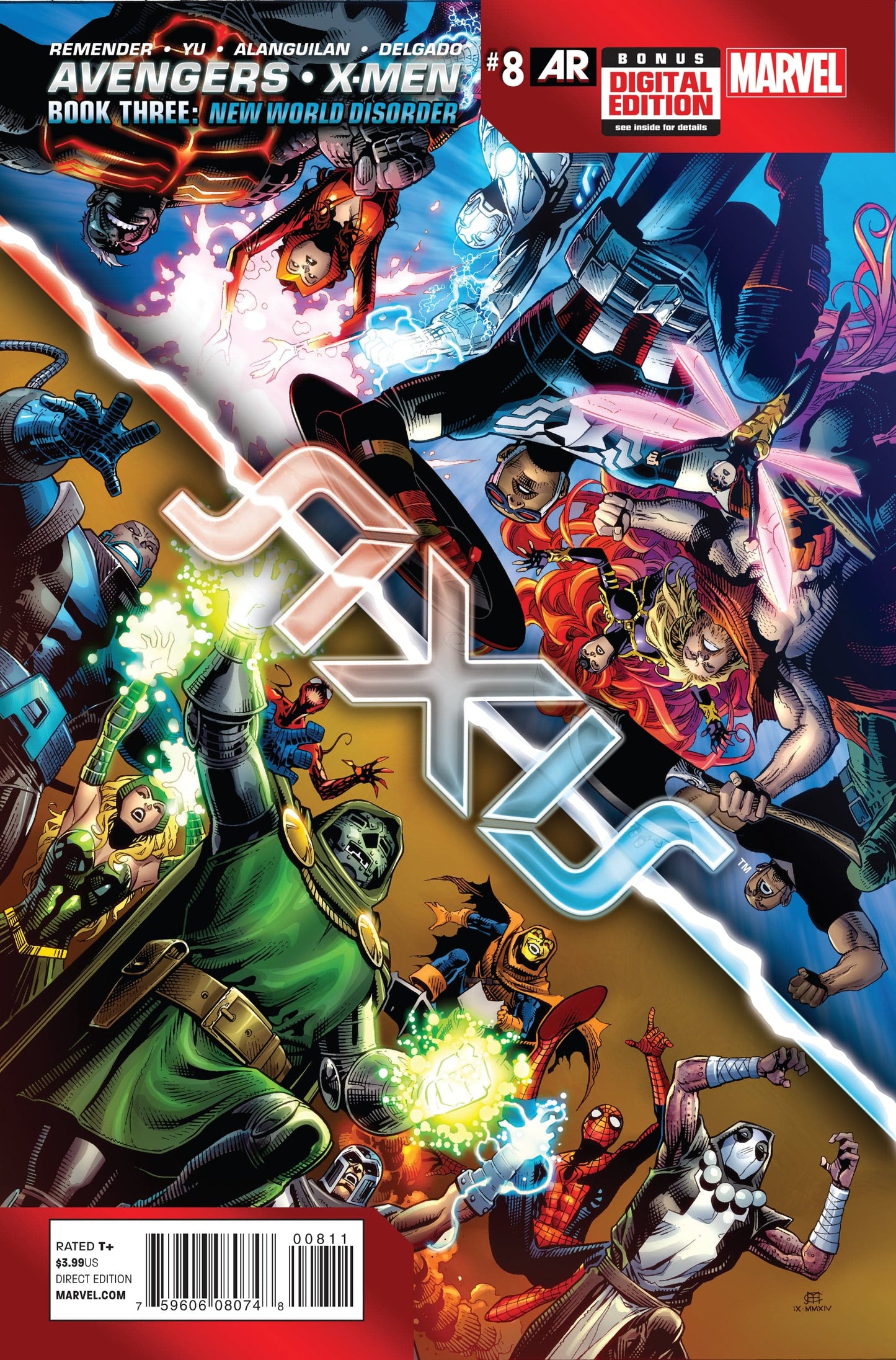 MARVEL COMICS Comics VF/NM AVENGERS AND X-MEN AXIS #8 (OF 9)
