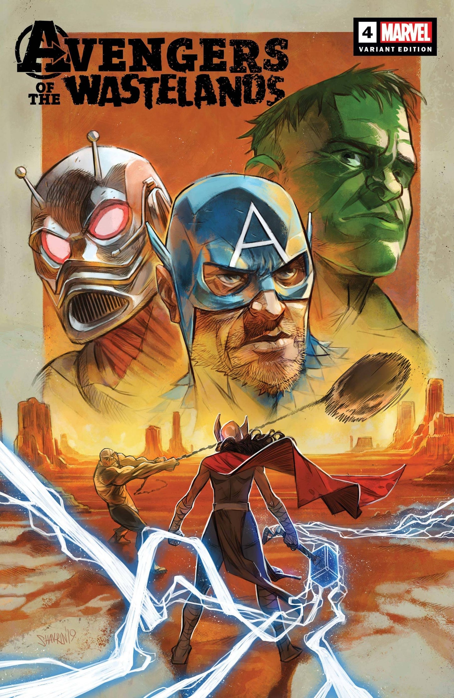 MARVEL COMICS Comics VF/NM AVENGERS OF THE WASTELANDS #4 (OF 5) SHAVRIN VAR