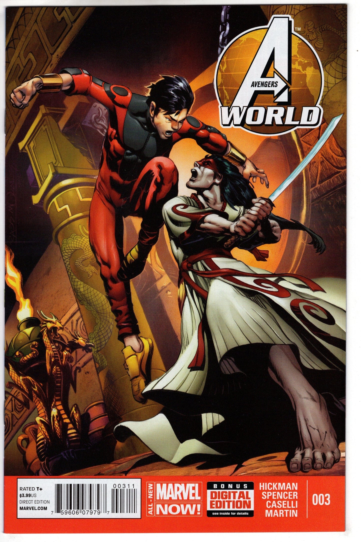 MARVEL COMICS Comics VF/NM AVENGERS WORLD #3 ANMN