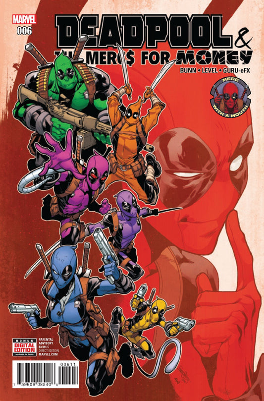 MARVEL COMICS Comics VF/NM DEADPOOL AND MERCS FOR MONEY #6