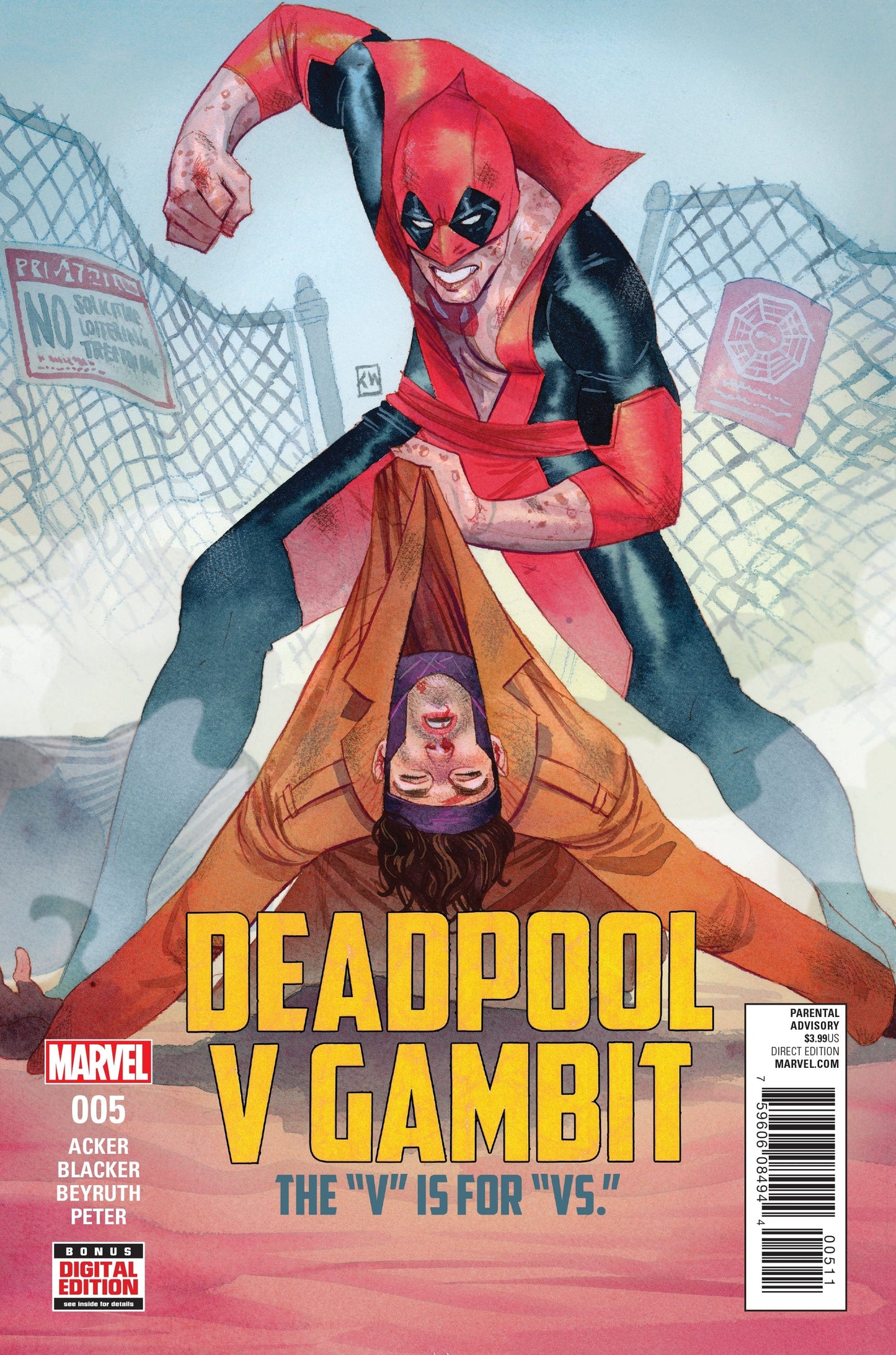 MARVEL COMICS Comics VF/NM DEADPOOL VS GAMBIT #5 (OF 5)