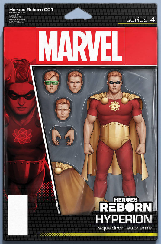 MARVEL COMICS Comics VF/NM HEROES REBORN #1 (OF 7) CHRISTOPHER ACTION FIGURE VAR