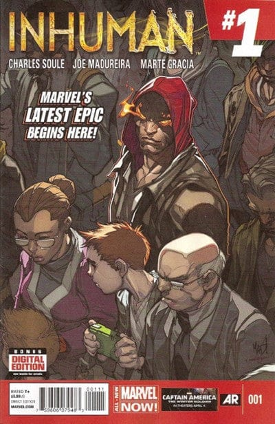 MARVEL COMICS Comics VF/NM INHUMAN #1 (RES) ANMN