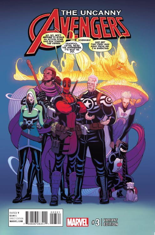 MARVEL COMICS Comics VF/NM UNCANNY AVENGERS #3 MOORE VAR