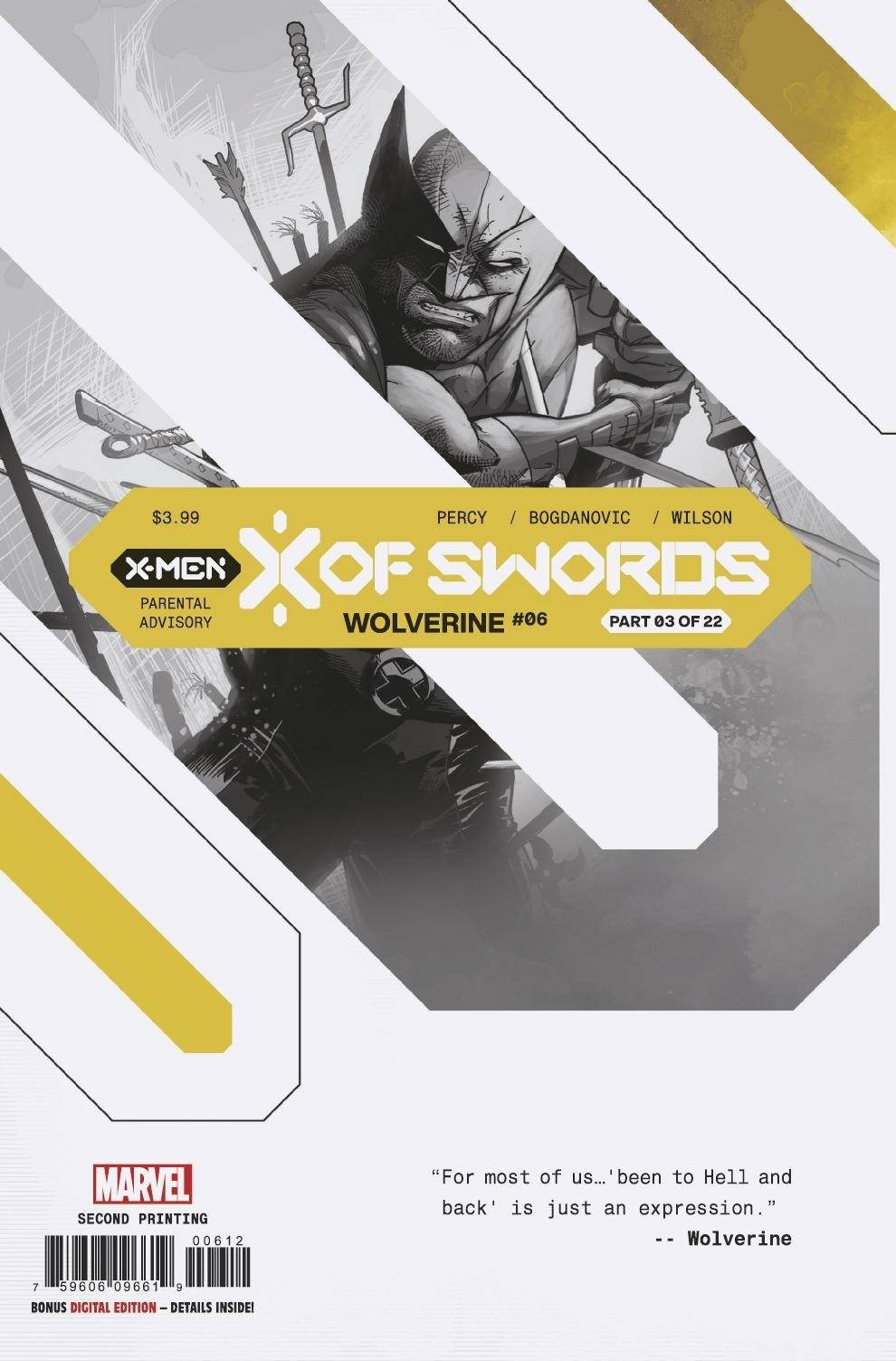 MARVEL COMICS Comics VF/NM WOLVERINE #6 2ND PTG VAR XOS