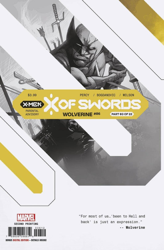 MARVEL COMICS Comics VF/NM WOLVERINE #6 2ND PTG VAR XOS