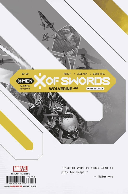 MARVEL COMICS Comics VF/NM WOLVERINE #7 2ND PTG VAR XOS