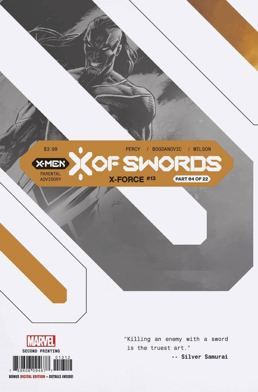 MARVEL COMICS Comics VF/NM X-FORCE #13 2ND PTG VAR XOS