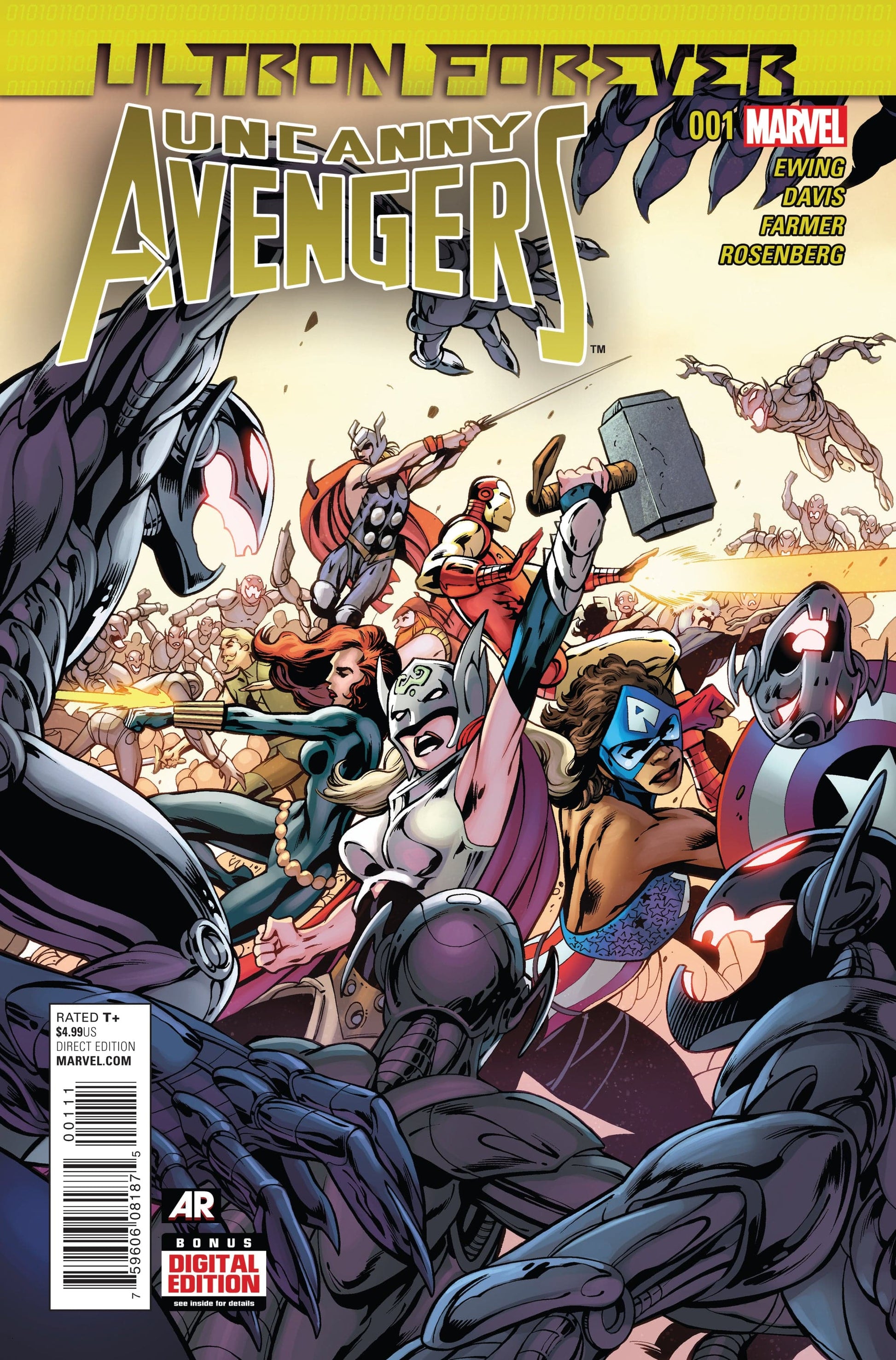 MARVEL COMICS Comics VF UNCANNY AVENGERS ULTRON FOREVER #1