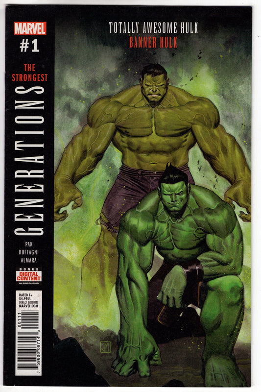 MARVEL COMICS GENERATIONS BANNER HULK & TOTALLY AWESOME HULK #1