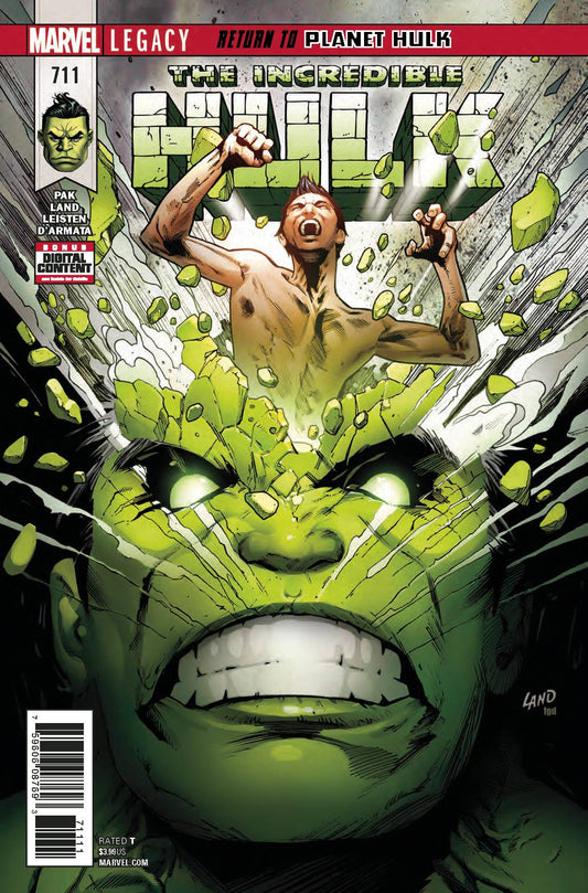 MARVEL COMICS INCREDIBLE HULK #711 LEG