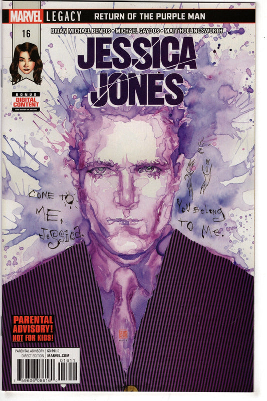 MARVEL COMICS JESSICA JONES #16 LEG (2ND SERIES)