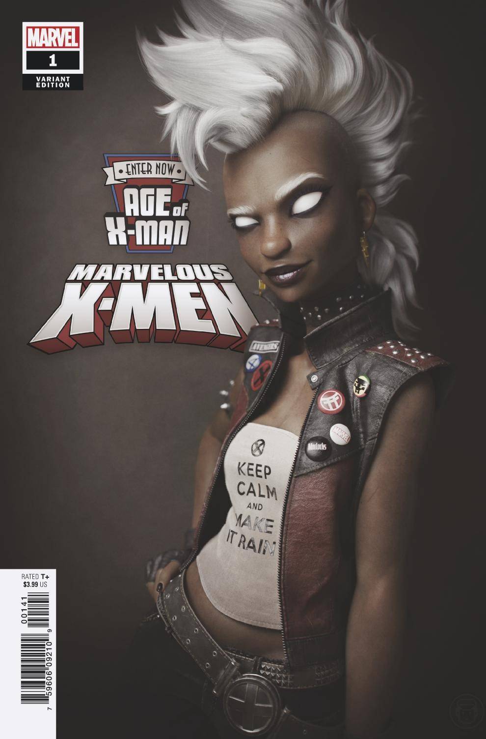 MARVEL COMICS marvel AGE OF X-MAN MARVELOUS X-MEN #1 (OF 5) HUGO VAR