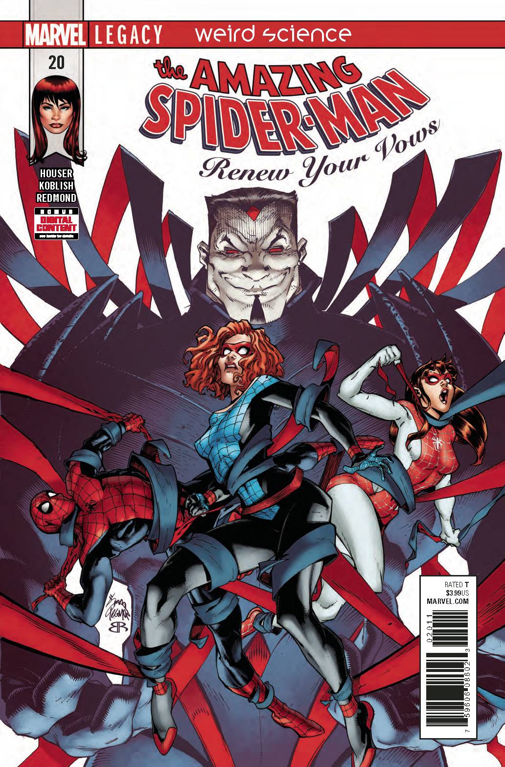 MARVEL COMICS Marvel AMAZING SPIDER-MAN RENEW YOUR VOWS #20