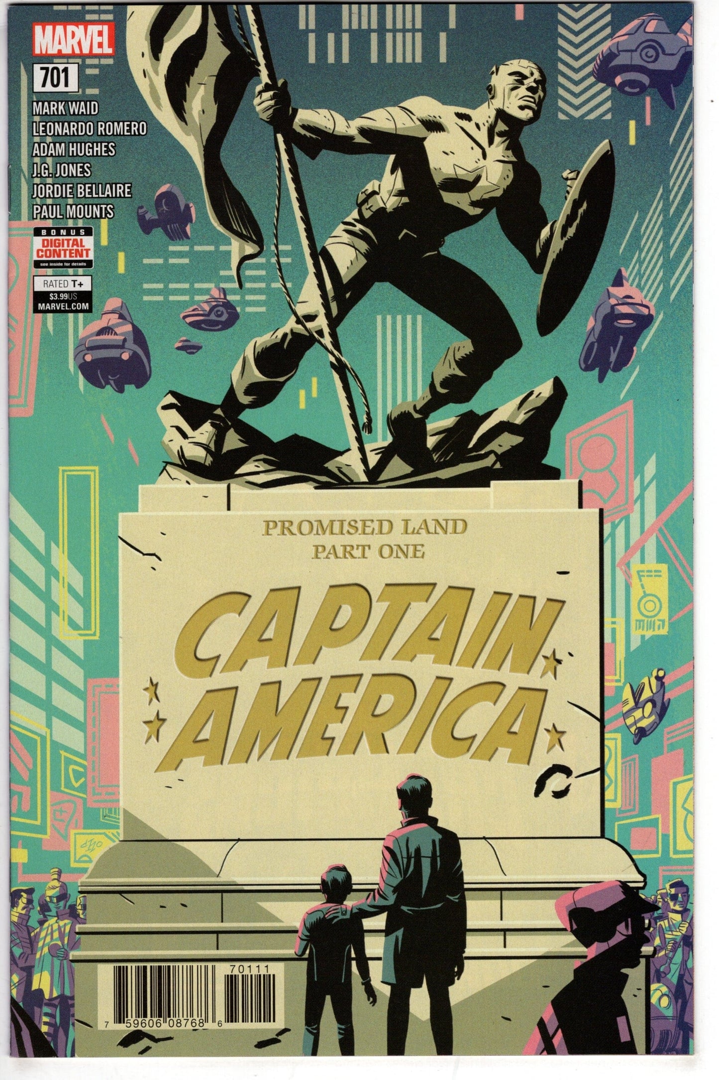 MARVEL COMICS Marvel CAPTAIN AMERICA #701 LEG (1ST SERIES)