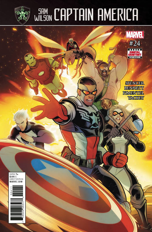 MARVEL COMICS Marvel CAPTAIN AMERICA SAM WILSON #24 SE
