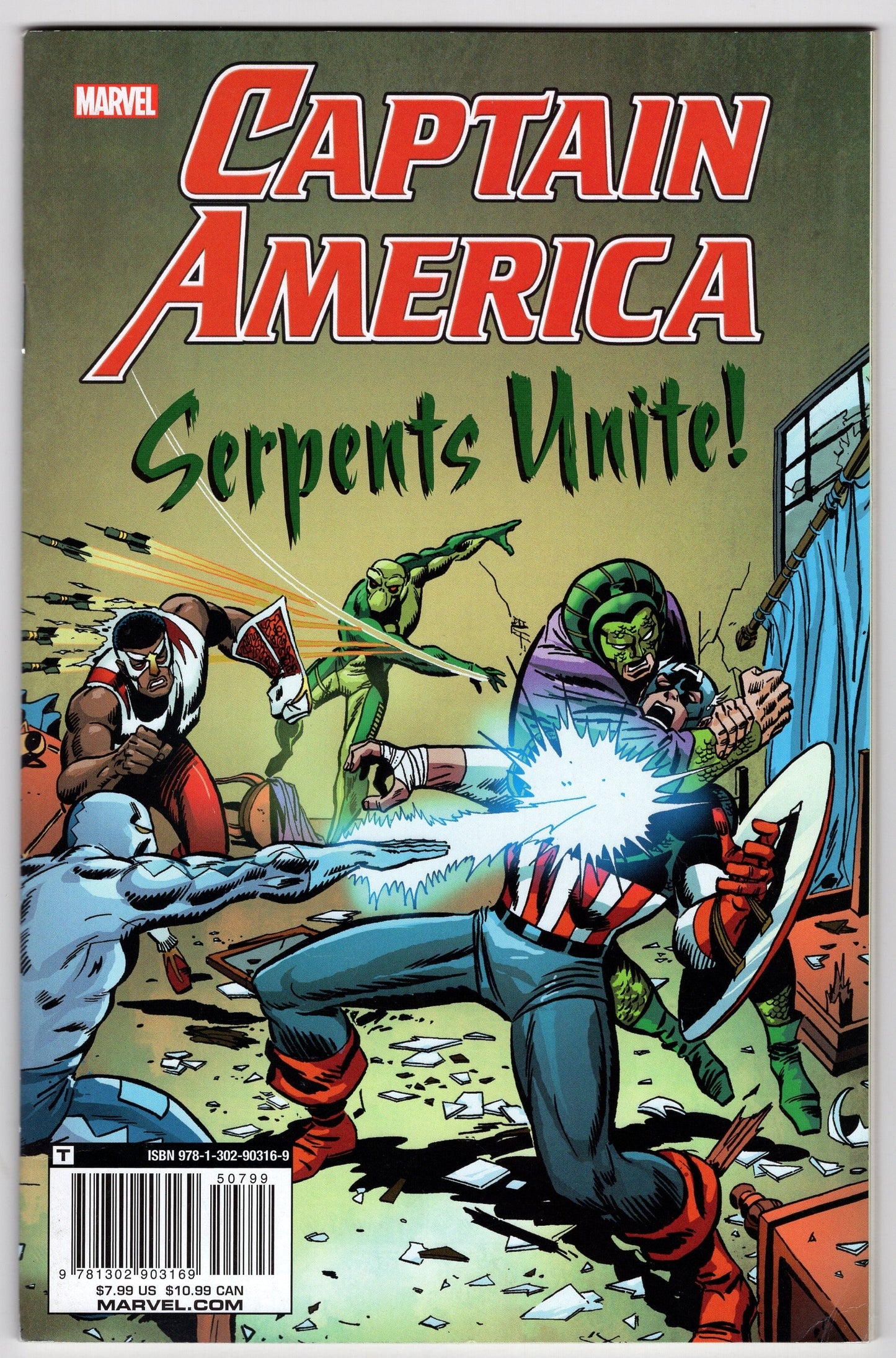 MARVEL COMICS Marvel CAPTAIN AMERICA SERPENTS UNITE
