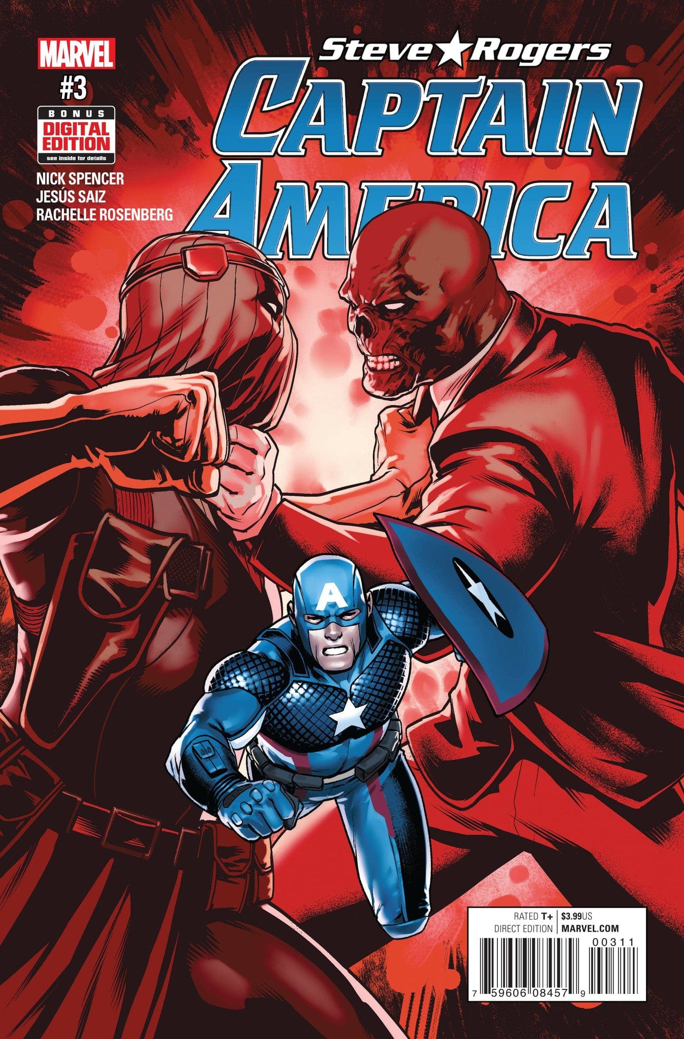 MARVEL COMICS Marvel CAPTAIN AMERICA STEVE ROGERS #3