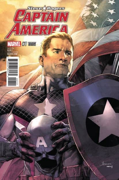 MARVEL COMICS Marvel CAPTAIN AMERICA STEVE ROGERS #7 ANACLETO VAR NOW