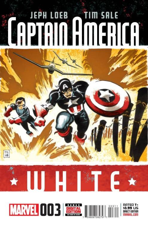 MARVEL COMICS Marvel CAPTAIN AMERICA WHITE #3 (OF 5)