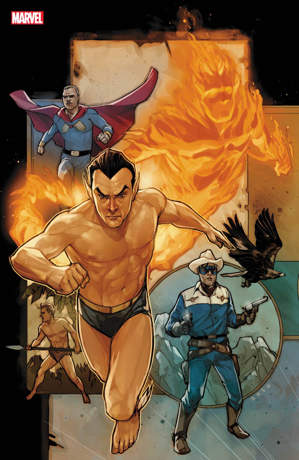 MARVEL COMICS marvel CHAMPIONS #1 NOTO MARVEL 80TH VAR