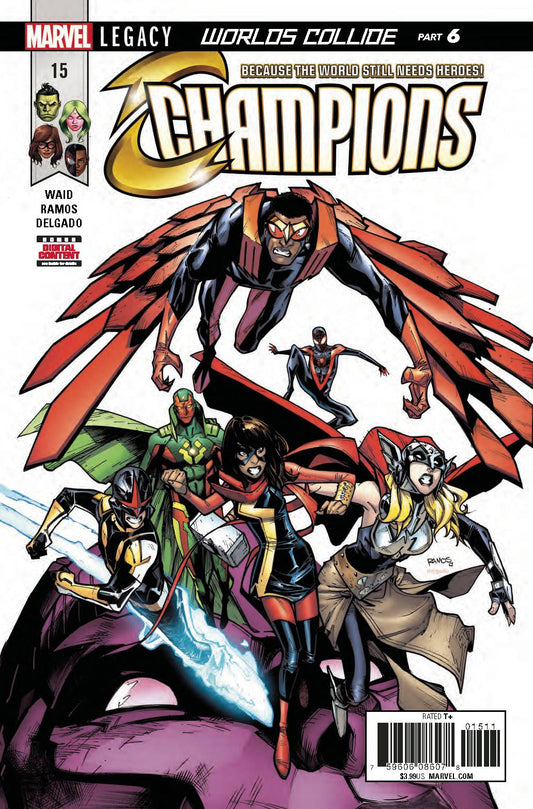 MARVEL COMICS Marvel CHAMPIONS #15 LEG