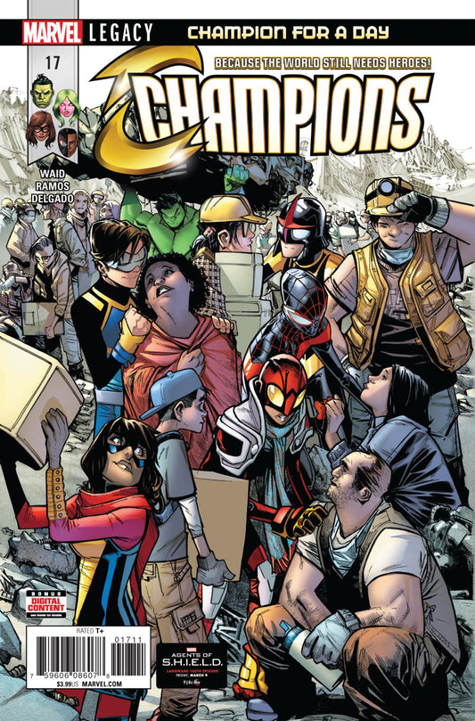 MARVEL COMICS Marvel CHAMPIONS #17 LEG