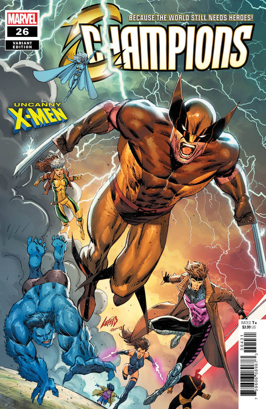 MARVEL COMICS marvel CHAMPIONS #26 LIEFELD UNCANNY X-MEN VAR