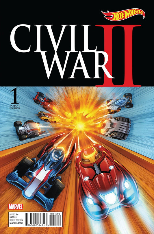 MARVEL COMICS Marvel CIVIL WAR II #1 (OF 8) HOT WHEELS VAR