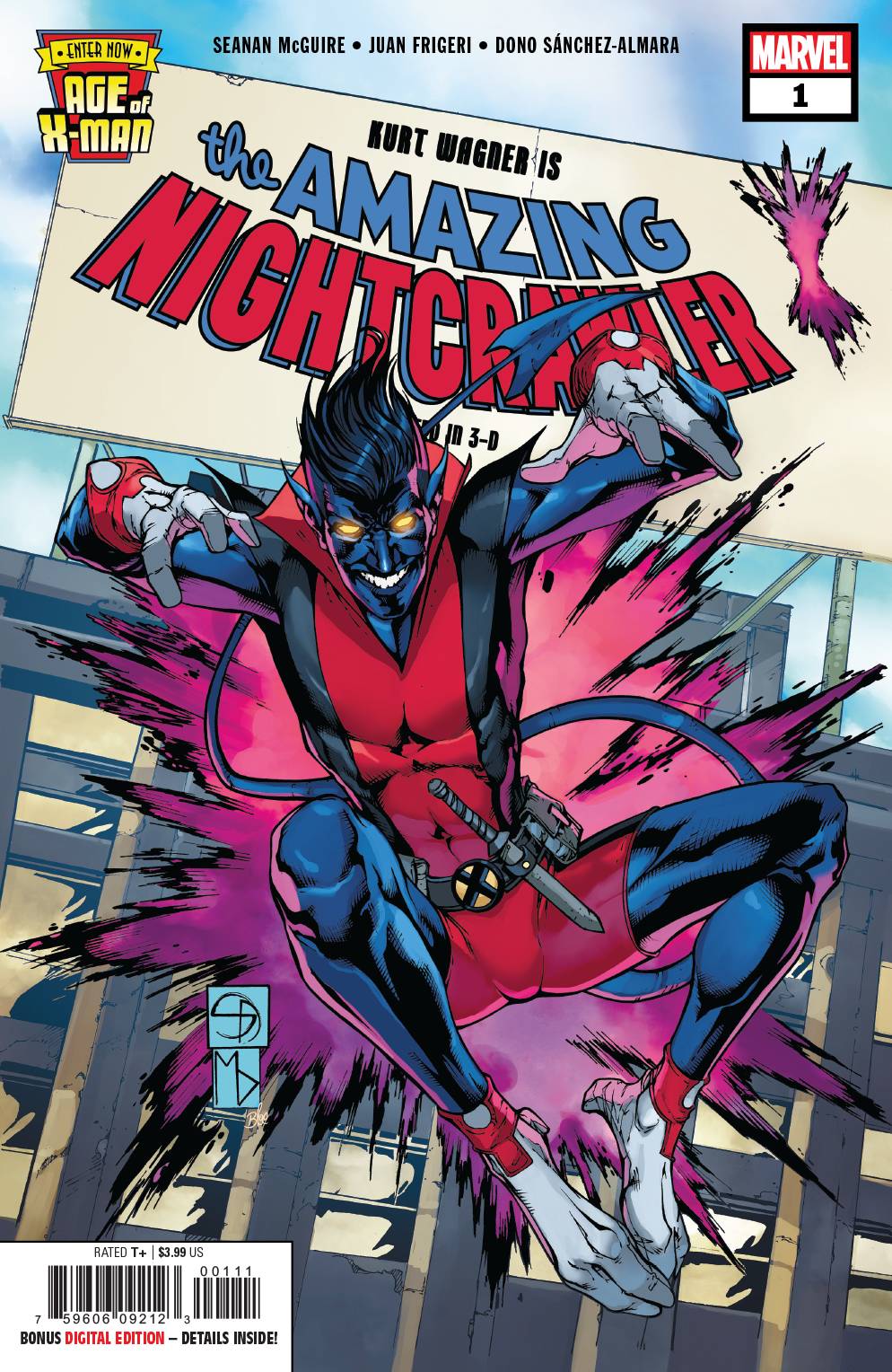 MARVEL COMICS MARVEL COMICS AGE OF X-MAN AMAZING NIGHTCRAWLER #1 (OF 5)