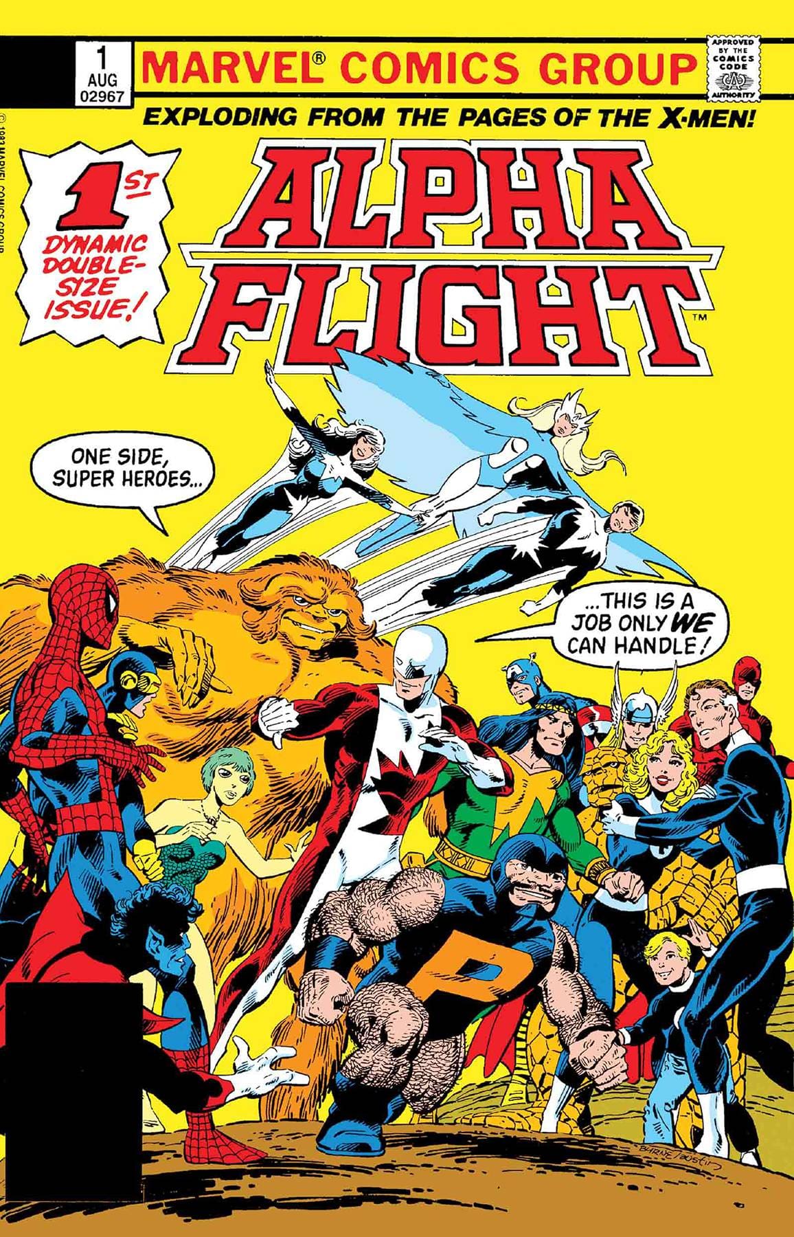 MARVEL COMICS MARVEL COMICS ALPHA FLIGHT #1 FACSIMILE EDITION