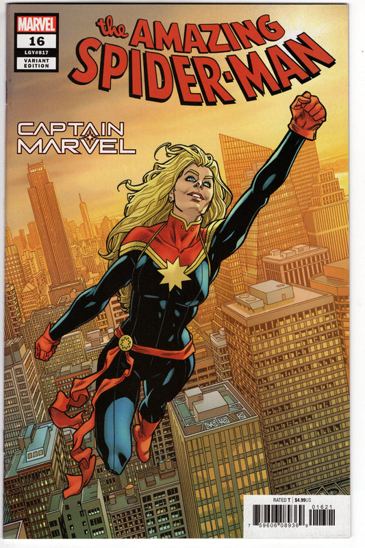 MARVEL COMICS MARVEL COMICS AMAZING SPIDER-MAN #16 HAWTHORNE CAPTAIN AMERICA VAR